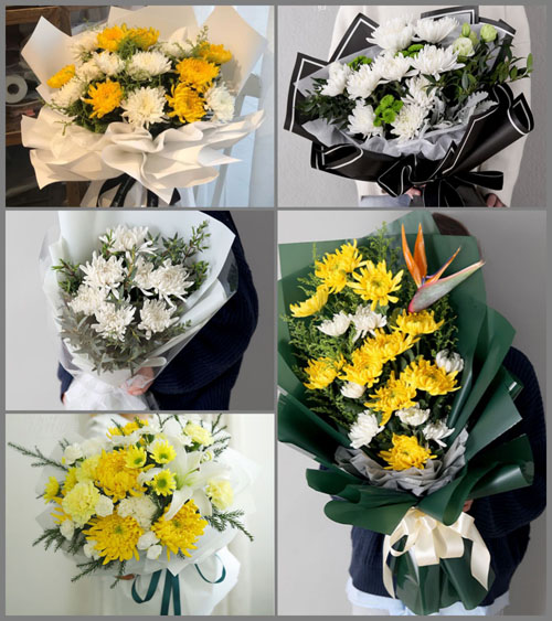 江苏扬州江都区邵伯镇渌洋湖村白事花束代送